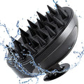 Sosoon Scalp Massager Shampoo Brush, Hair Scalp Scrubber Shower Hair Brush Head Massager for Stress Relax Hair Growth, Dandruff Brush Scalp Exfoliator for Women Men Kids Pets, Black - color: Black
