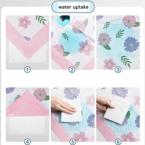 Toilet Floor Protector From Urine 15 Pack Disposable Toilet Mats Provides Ideal Liquid Absorption Great for Toilet Training or Keeping Your Floors Clean (Printed Mats) - style: Printed Mats