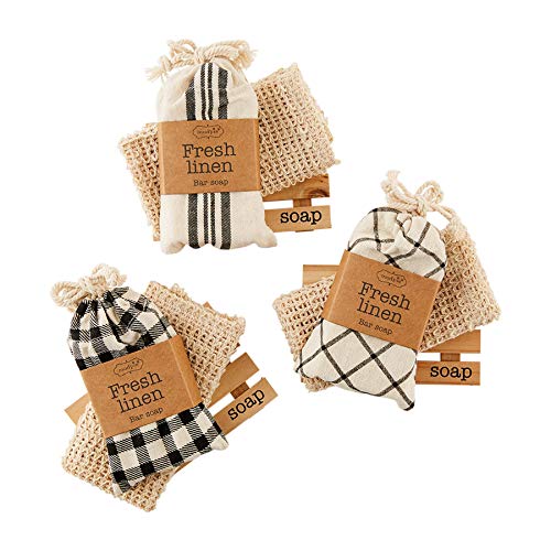Mud Pie SOAP Dish and Cloth Set, Buffalo - color: Buffalo