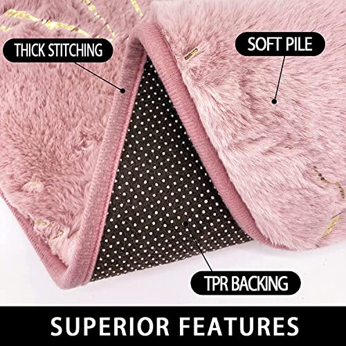 Marble 3-Piece Nonslip Black Gold Bathroom Rugs and Mats Set - Soft, Washable, Water Absorbent Shower Rug with U-Shaped Contour and Toilet Lid Cover - color: Black Gold, size: Set of 3