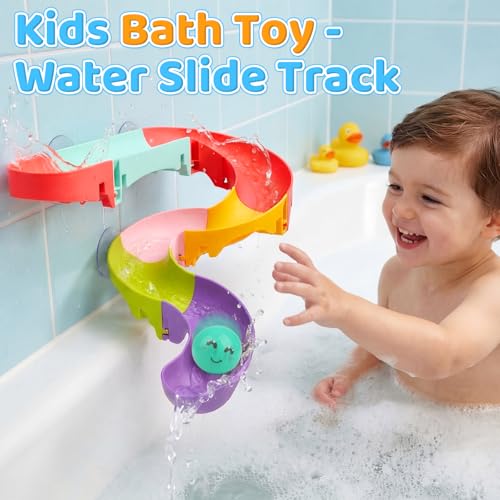 Light Up Dinosaur Bath Toys for Kids Ages 3-5 4-8, Bath Bubble Machine with Music, Bubble Maker for Bathtub, Floating Animal Bathtub Water Toys for Toddlers 3 4 5 Year Old Boys Girls Birthday Gift
