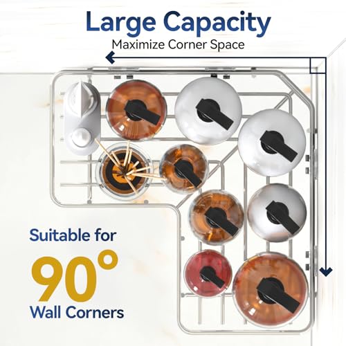 YASONIC Corner Shower Caddy Organizer, Self-Adhesive Rustproof Bath Shelves with Soap Holder & 4 Hooks, Large Capacity Shower Storage Rack for Bathroom Organization, (3Pack, Silver) - color: Silver