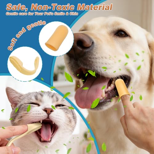 7PCS Pet Grooming Kit for Dogs and Cats | Dog Bath Brush | Washing Gloves | Cleanroom Gloves | Dog Shampoo Brush | Finger Toothbrushes | Storage Bag | All-in-One Pet Care (Purple) - color: Lavender Purple