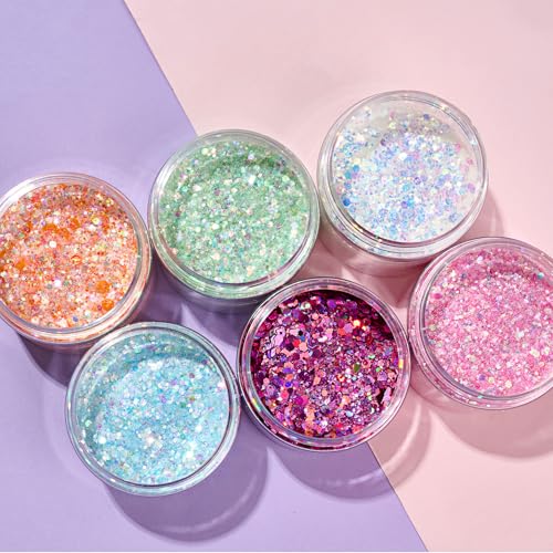 Eternal Moment 36 Pack 4 OZ Plastic Jars Round Clear Cosmetic Container Jars with Purple Lids, Perfect for Lotion, Slime，Cream, Ointments, Makeup, Eye Shadow, Samples, Pot, Travel Storage - color: Purple Lid, size: 4 Ounce
