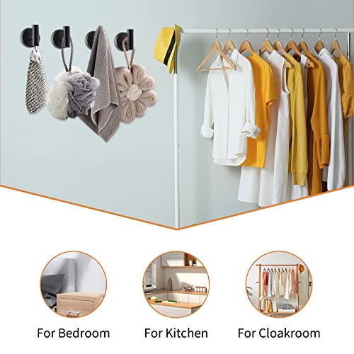 Cilee 10 Piece Matte Black Bathroom Hardware Set,2 Pack 5 Piece Bathroom Accessories Set Include 24 inch,16 inch Toilet Paper Holder, Towel bar,Towel Ring,Towel Hook,Stainless Steel Wall Mounted - color: 1 Black, size: 24inch