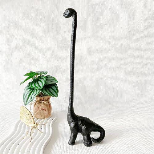Dinosaur-Shaped Paper Towel Holder, Free-Standing Toilet Paper Holder, Decorative Dinosaur Statue for Home Decoration - color: Dinosaur