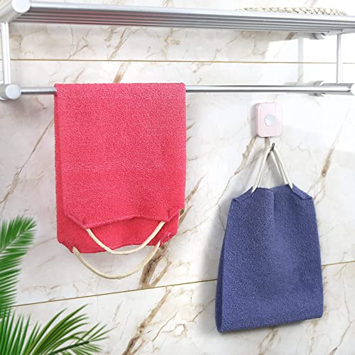 Evridwear Exfoliating Back Scrubber with Handles Two Sides for Body Shower Deep Cleans Skin Massages Invigorating Blood Circulation Men Women One Size (Back Scrubber) - size: Back Scrubber
