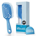 FHI Heat UNbrush Flex Detangling Brush — Ultra-Flexible, Pain-Free Hair Brush Detangler with DuoFlex Anti-Static Bristles for Removing Tangles, Massaging Scalp & Faster Styling - color: Blue
