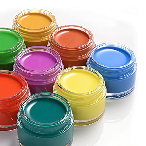 1 oz Glass Jars with Lids, Small Glass Containers with Plastic Woodgrain Lids & Inner Liners, Reusable Travel Containers for Creams, Makeup, Lotion, Cosmetic 4 pack - color: Clear-4 Pack-1oz