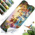 XIYUNTE Upgrade Baby Bath Mat Non Slip - 40"x16" Extra Long Kids Bath Mat for Tub Non Slip Bathtub Mat Eco-Friendly Toddler Bath Mats with Suction Cups, Machine Washable and No Fading, Animal Dusk - color: Y-dusk
