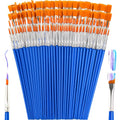 Small Paint Brushes Bulk, 160 Pcs Flat Tip Round Acrylic Paint Brushes for Kids Classroom Acrylic Watercolor Canvas Face Painting Touch Up