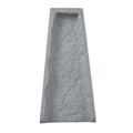 Rubberific 2 Pack Premium Rubber Downspout Splash Block, Rain Guard, Stone Textured Drain Extender (Gray) - color: Gray