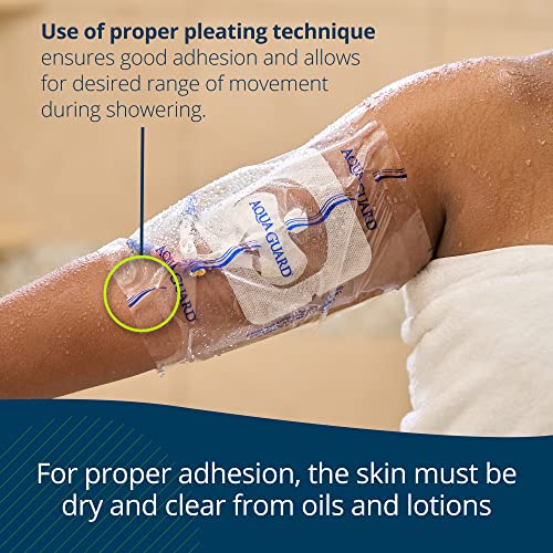 TIDI 50010-PKG AquaGuard Sheet – 7” x 7” – (Area of Coverage: 5” x 5.5”) – Shower Protection Sheet – Self-Adhesive Moisture Barrier – Wound Cover for Showering – 7 Sheets – Home Medical Supplies - size: 7" x 7", style: Package of 7 Sheets
