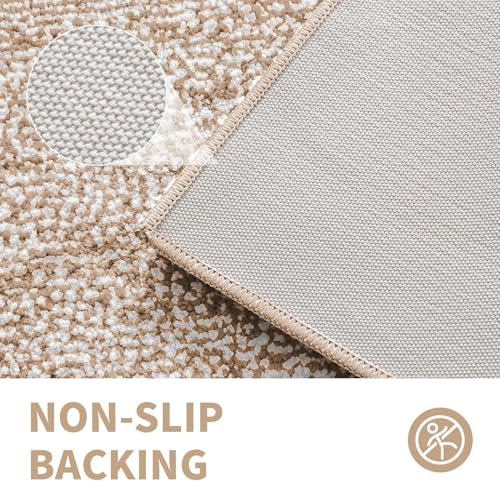 CozeCube Bath mats for Bathroom Non Slip, Fluffy Absorbent Microfiber Bath mat Washable, Aesthetic Bathroom Rugs, Cute Beige Bath mat, Beige, 32" x 20" - color: A-beige, size: 2'8" x 1'8" (Rectangular)