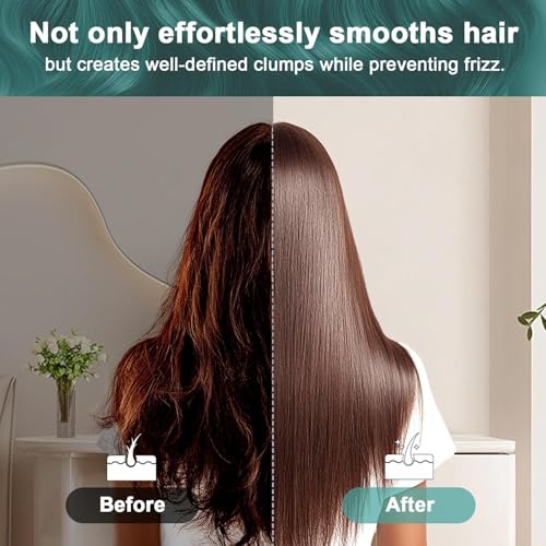 Wet Natural Boar Bristle Hair Brush for Fine Hair - A Great Gift | Smoothing Vented Detangling, Hair Texture, Gentle Scalp Feel, for Women and Men, Paddle, Frizz, Thin Hair, High Quality - color: Aqua