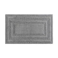 Eddie Bauer - Bathroom Rug, 100% Soft Plush Tufted Cotton Bath Rug, Highly Absorbent, Quick-Dry, and Skid-Resistant Backing (Logan Chrome Grey, 24" x 40") - color: Chrome Grey, style: 24" x 40"