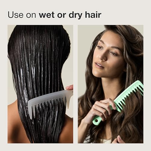 Paul Mitchell Detangler Comb, Wide Tooth Comb Detangles Wet or Dry Hair - color: Guava Pink- 9.62 in.Length (Pack of 1)