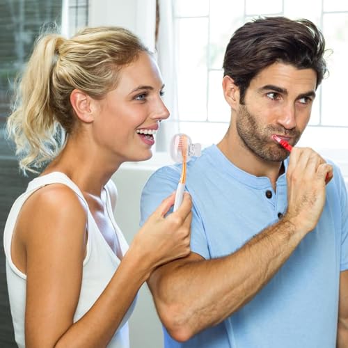 6 Pack Toothbrush Covers Portable Toothbrush Coverings Clips for Protectors Travel Plastic Brush Pod Protection Clip Case for Kids Bathroom Home Travel Supplies - color: Orange, Red, Blue, Purple, 2 Clear