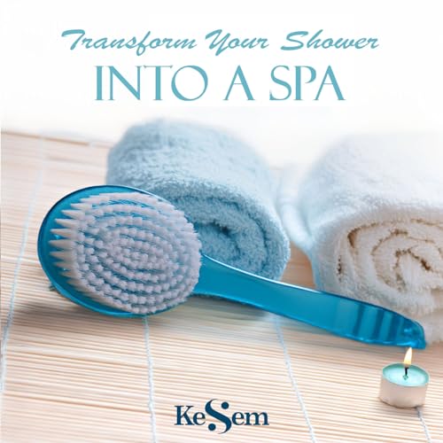 2 Pack Back Scrubber Shower Brush with 14 inch Long Handle, Soft Bristles Full Body Skin Exfoliator for Bath Wet or Dry Brush for Men & Women (14")