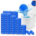 KIISIISO Automatic Toilet Bowl Cleaner Tablets Blue 72 Pack, Drop-In Tank Cleaner for Bathroom, Prevent Stains & Deodorize, Septic Safe, Long-Lasting Cleaning Tabs - Fresh Scent - size: 1 Count (Pack of 72)