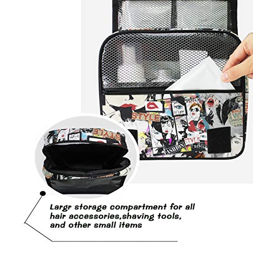 senya Hanging Travel Toiletry Bag Kit Makeup Case Cosmetics Organizer for Men Women - color: Teenage Girl