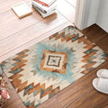 Bath Mat Cowhide Print Western Quick Dry Bathroom Rugs Non Slip Absorbent Shower Flannel Rug Floor Mat for Bathroom,Bathtub,Sink,Bedroom,16"X24" - color: Cay16