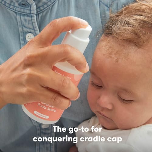 Frida Baby Cradle Cap Treatment, Cradle Cap Shampoo for Babies + Flake Fixer Scalp Spray, Cradle Cap Kit Soothes Baby's Scalp, Prevents Dryness and Flakes - style: Scalp Mask+Spray Duo