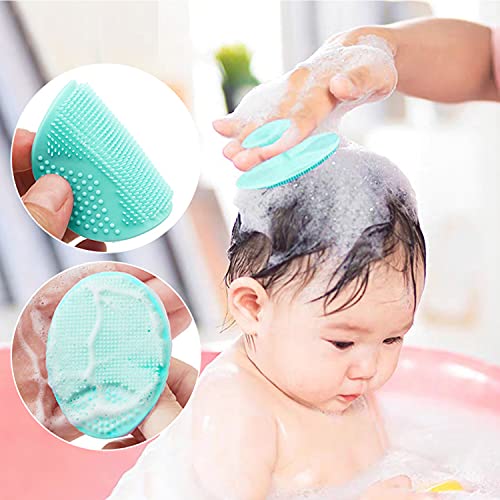 Baby Hair Brush, Cradle Cap Brush, Baby Hair Comb, Baby Hair Brush and Comb Set for Newborns & Toddlers, Baby Brush Soft Bristles, Ideal for Cradle Cap, Perfect Baby Registry Gift (Green) - color: Green