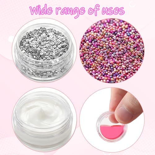 10 Pcs 2g Makeup Travel Containers with Lids & 5 Pcs Mini Spatulas, Empty Cosmetic Sample Jars Small Refillable Leak Proof Plastic Bottles for Lip Balm Creams Lotion Lip Scrub Foundation - size: 2 ml