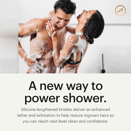 MANSCAPED® The Body Buffer Premium Silicone Scrubber for Nourishing, Cleaning & Exfoliating Your Skin - Lather Boosting Bristles with Ergonomic No-Slip Handle, Long-Lasting & Easy to Clean (1-Pack) - size: Body Buffer