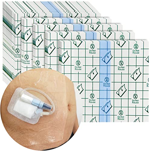 50 Pieces Waterproof Dialysis Port Shower Cover Shields PD Catheter Shower Protector Peritoneal Dialysis Accessories Peg Feeding Tube Supplies Chest Central Line (8 x 8 Inch) - size: 8 x 8 Inch (Pack of 50)