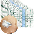 50 Pieces Waterproof Dialysis Port Shower Cover Shields PD Catheter Shower Protector Peritoneal Dialysis Accessories Peg Feeding Tube Supplies Chest Central Line (8 x 8 Inch) - size: 8 x 8 Inch (Pack of 50)