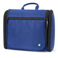 PAVILIA Large Hanging Toiletry Bag for Men, Travel Toiletry Organizer with 10 Compartments, Swivel Hook and 3 Leakproof Pockets, Water Resistant Shaving Kit Case, Packs Flat, Blue - color: Blue