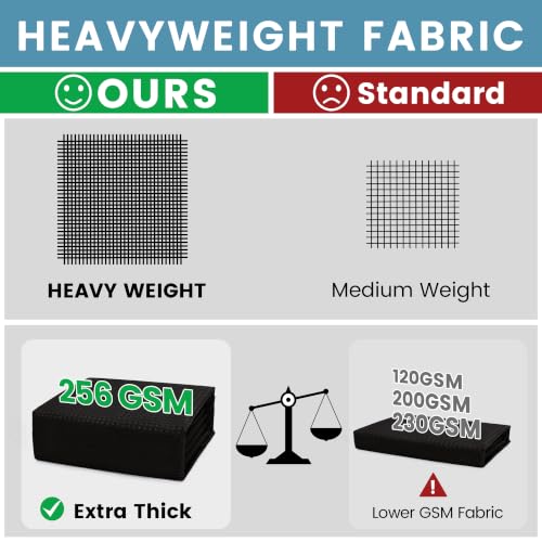 EUTXL Heavyweight Long No Hook Shower Curtain with Snap in Liner,256GSM Waffle Weave Shower Curtains for Bathroom,71W x 80H(78"),Black - color: Black, size: 71"W x 80"L (Pack of 1)