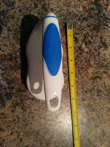 Brush Set, Includes 3 All Purpose Scrub Brushes for Cleaning Kitchen or Bathroom, White and Blue