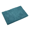 Non-Slip Bath Rug,Extra Soft Microfiber Bedroom Shag Carpet with Anti-Slip Backing,Water/Dust Absorbent Fast Dry Shower Mat,Sound Insulated Stairs Pad,Machine Washable (Turquoise,12 x 24 Inches) - color: Turquoise, size: 2' x 1' (Rectangular)