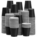 3oz Bathroom Cups, 300 Pack Mouthwash Cups, Black Small Paper Cups | 3 oz Bathroom Cups, Disposable Bathroom Cups, Paper Espresso Cups for Bathroom, Birthday Party, Picnic and BBQ - color: Black, size: 300 Count