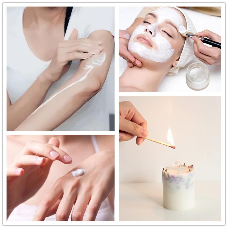 6Pcs Glass Lotion Cream Container with Lid Refillable Empty Sample Cosmetic Jar for Makeup Scrub Cream Toiletries Home Travel (Clear,15ml,30ml,50ml) - color: Clear, size: 15ml, 30ml, 50ml