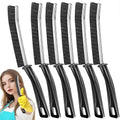 6Pcs Hard-bristled Crevice Cleaning Brush, Multifunctional Thin Gap Scrub Brush, Bathroom Cleaner Tools for Household Use, Kitchen, Window, Toilet, Grout, Faucets, Car - color: 6pcs