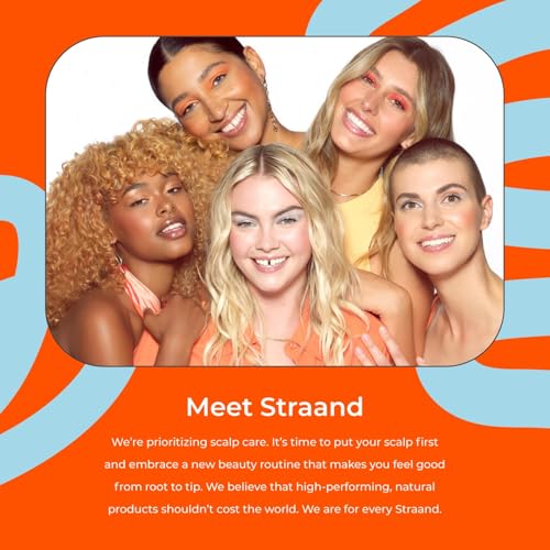 Straand Exfoliating Scalp Brush - Scalp Massager that Helps Increase Hair Growth and Stimulates Hair Follicles - Silicone Brush & Scrubber for Product Build-Up - Vegan and Cruelty-Free