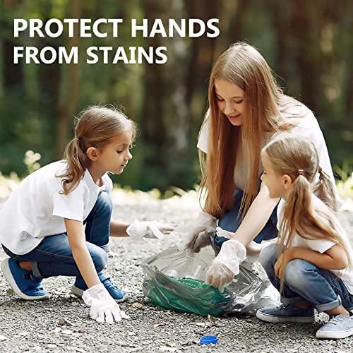 squish Disposable Gloves,Clear Vinyl Gloves Latex Free Powder-Free Glove Cleaning Health Gloves for Kitchen Cooking Cleaning Food Handling, 100PCS/Box, X-Large - size: X-Large (Pack of 100)