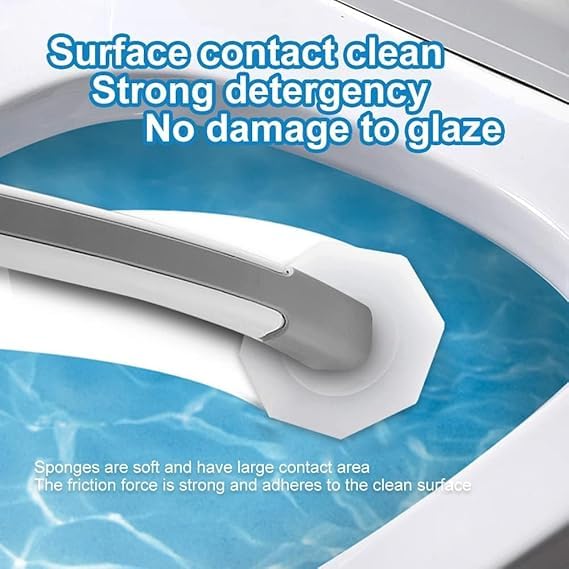 50PCS Disposable Toilet Wand Refill Compatible with Clorox Wand Refills, Disposable Toilet Bowl Brush Heads for Bathroom Cleaning