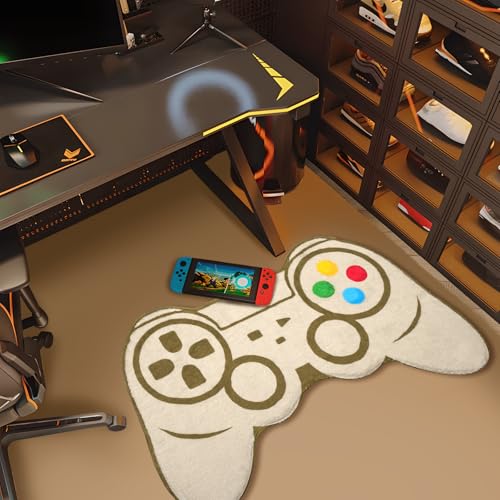 Gaming Bath Mat, Gamer Bath Rugs Non-Slip Absorbent PlayStation Rug Video Game Rug for Bathroom Floor Tub Kids Bathroom Rugs - color: Brown