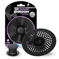 ShowerShroom Ultra Matte Black Hair Catcher, Stainless Steel Drain Protector, Fits All Shower Drains - color: Matte Black