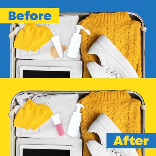 Multi-Size Silicone Bottle Covers for Travel – Leak-Proof Stretchable Sleeves & Safety Clip Locks, Silicone Covers for Travel Toiletries, Bottle Sleeves for Traveling Essentials (8)