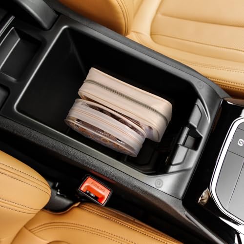PACKISM Clear Makeup Bag Foldable - TSA Approved Toiletry Bag for Travel | Metal Zipper, Reinforced Seam, Water Resistant, Medium for Carry-on, Large for Checked Luggage, for Car Storage Organizer - color: 2 Pack Beige Bohemian Print, size: Hybrid Travele