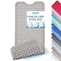 SlipX Solutions Power Grip Bathtub Safety Mat | Precision Grip Technology for Longer, Stronger, & Softer Wet Surface Protection | Solid Tan 39"x16" - color: Solid Tan