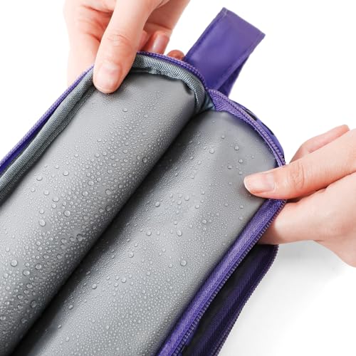Kids Toiletry Bag for Girls, Travel Toiletry Bag for Little Young Girls Cosmetic Bag Makeup Bag Waterproof Hanging Wash Bag Toddler Toiletries, Unicorn Purple - color: Unicorn-Purple