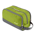 Gonex Travel Toiletry Bag Nylon, Shaving Bag Toiletry Organizer Green - color: Green