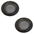 Drain Hair Catcher,Drain Stoper,Shower Drain Cover for Bathtub, Kitchen Sink Strainer, Stainless Steel Bathroom Sink, Drain Stopper with (2 PCS,Black,4.5 in) - color: 2 Pcs,black,4.5 in